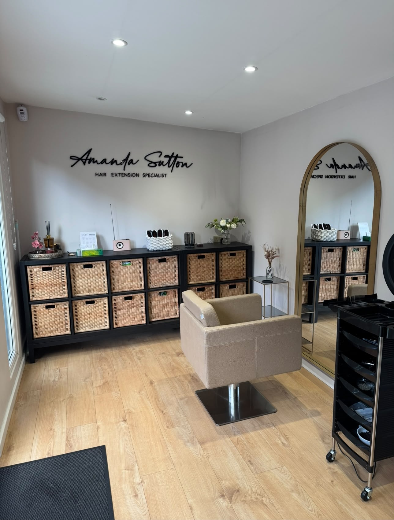 Amanda's private salon